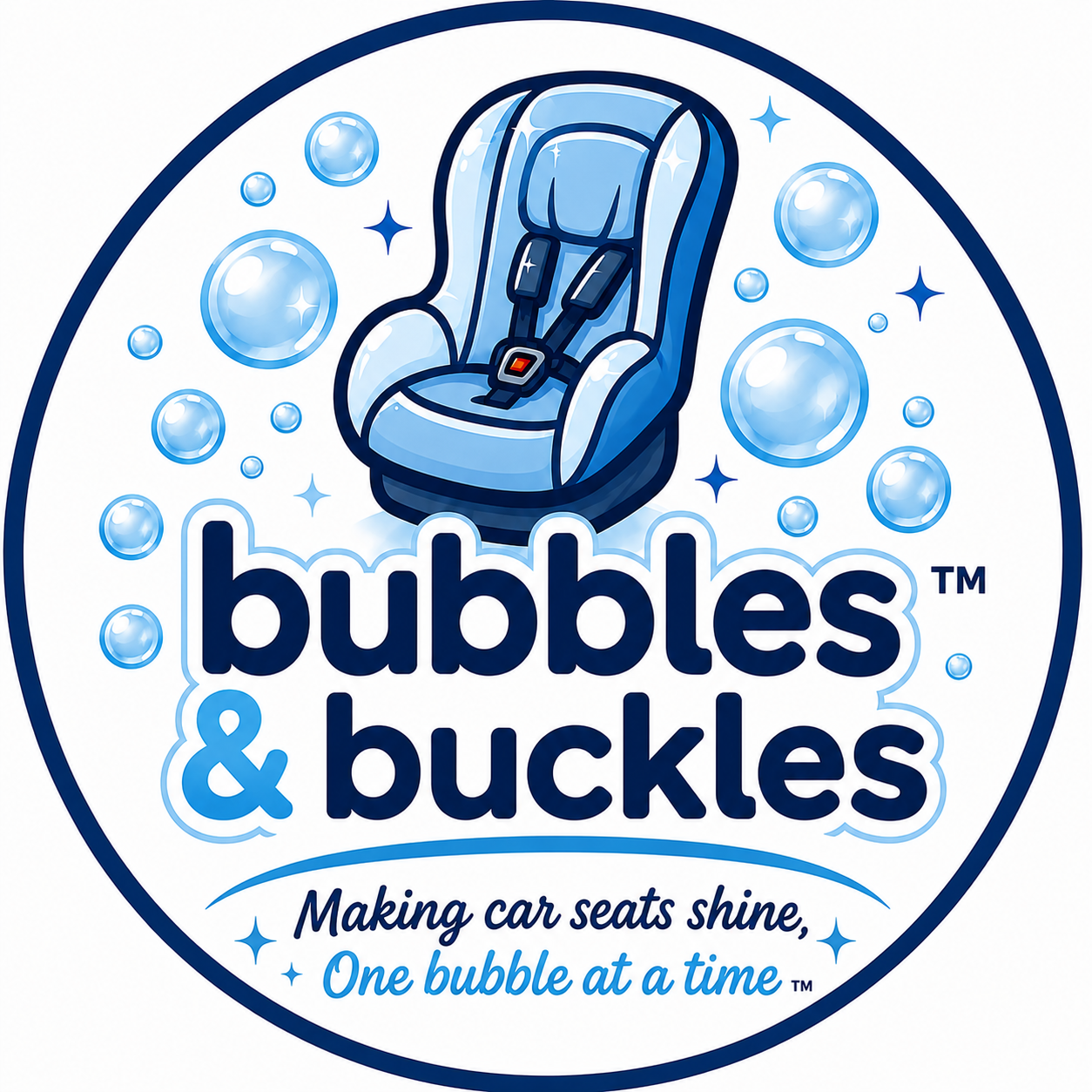Bubbles & Buckles™ — Making car seats shine, one bubble at a time
