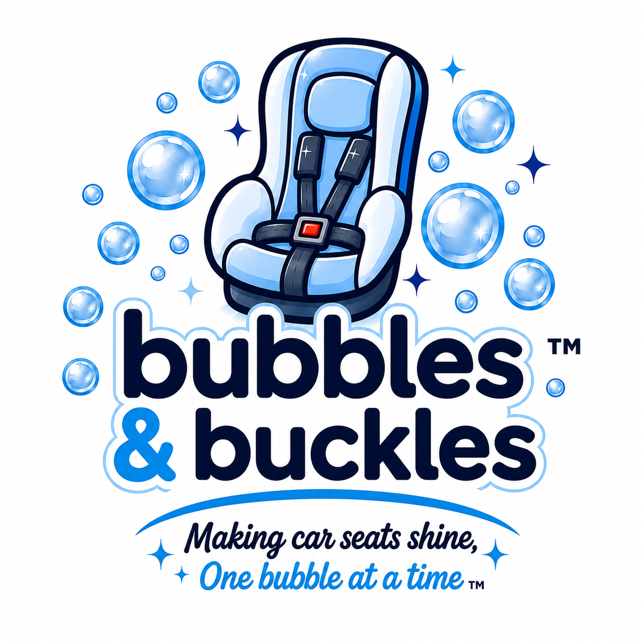 Bubbles & Buckles™ — Making car seats shine, one bubble at a time